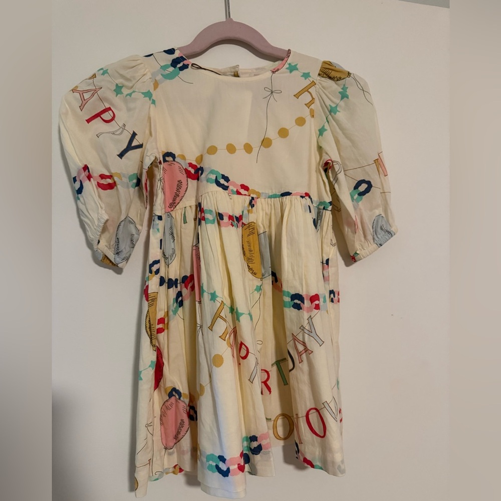Pink Chicken Girls Brooke Dress in Birthday Garland